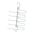 thumbnail image 1 of Rongfmy 5 Layers Pants Hanger, Multi Layer Jeans Trouser Hanger, Non Slip Slack Trousers Argent, 1 of 9