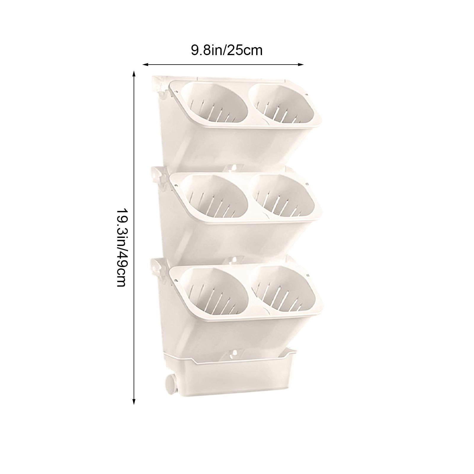 Wall Mounted Self Watering Planter for Indoor and Balcony Gardening, Vertical Flower Pot with Water Reservoir for Plants and Vegetables, Space Saving Planting System for Small Spaces and Apartments