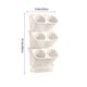 thumbnail image 3 of Wall Mounted Flower Pot Indoor Balcony Vegetable Planting Greening Water Absorbing Flower Pot Succulents Strawberry Vegetable Pot, 3 of 6