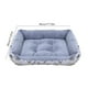 thumbnail image 3 of Cama rectangular para mascotas, para gatos y perros, extra gruesa, cálida, de felpa, cojín suave para dormir, para uso en interiores y exteriores, de tela., 3 of 6