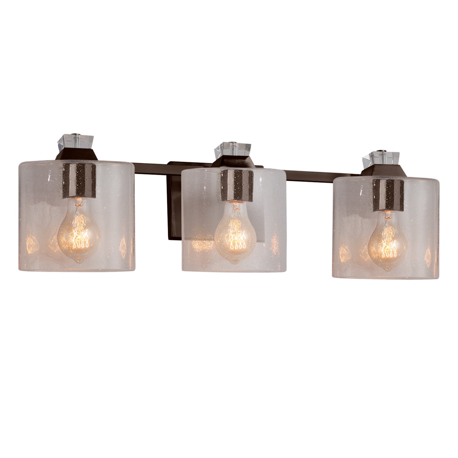 Justice Design Group Fsn-8473-30-Seed Fusion 3 Light 26" Wide Bathroom  Vanity Light - - Walmart.com