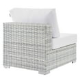 thumbnail image 5 of Modway Convene 4-Piece Outdoor Patio Sectional Set in Light Gray White, 5 of 10