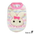 thumbnail image 6 of Cartoon Flannel Warm Teacup Dog Puppy Cat Teddy Clothes Pet Supplies- Vest, 6 of 8