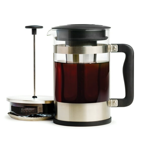 Primula Stainless Steel 2 in 1 Craft Coffee Maker, 51 oz. Cold Brew Coffee Maker and 12 Cup Coffee Press