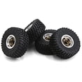 thumbnail image 2 of 4 neumáticos de control remoto de 2.244 in con rueda de 0.276 in hexagonal Beadlock llanta de goma juego de neumáticos de repuesto para Axial SCX24 AX24 TRX4M FCX24 1/18 1/24 coche, 2 of 6