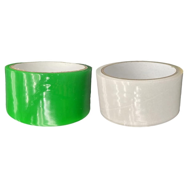 2 cintas adhesivas de bolas de 10 m de largo para regalo de cumpleaños, juguetes de descompresión para el hogar. Verde Claro