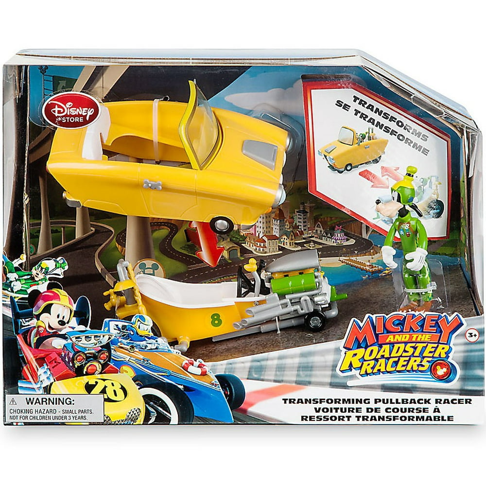 Disney Mickey & Roadster Racers Goofy Transforming Pullback Racer