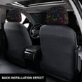 thumbnail image 3 of Kdxio Butterfly Pattern Print 2 Piece Car Head Rest Covers Set Auto Front/Rear Seats Headrest Cover Universal Fit Most Cars,Sedan, SUV, 3 of 9