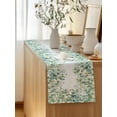 thumbnail image 5 of Table Runner 36 Inches Long for Kitchen Dining, Sage Green Eucalyptus Leaves Dresser Scarf Farmhouse, Dining Table Decorations for Wedding/Parties, Spring Summer Botanical 13 x 36 In, 5 of 8
