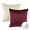 Dark Red & Off White, variant on Phantoscope Christmas holiday Decorative Throw Pillow with insert, Silky Velvet Series, 20" x 20", Dark Red, 1 Pack