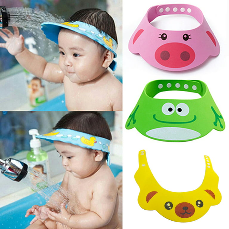 Afskedigelse Tag et bad tapet Sunjoy Tech Baby Bath Shampoo Cap wash Shower Visor hat Prevent Water from  Entering The Eyes and Ears Adjustable Bathing tub Head Hair Rinser Shield  Protection Kids and Toddler - Walmart.com