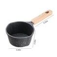 thumbnail image 3 of Xecvkr Nonstick Milk Pot Small Saucepan with Removable Handle for All Stoves Oven and Dishwasher Safe 3.94 Inch Diameter for Cooking Soup Oatmeal, 3 of 8