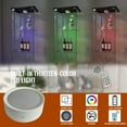 thumbnail image 3 of Glass Display Cabinet with 3 Color Lights, Glass Display Cases for Collectibles Suitable for Living Room and Bedrooms, 1-door 4-shelf 64.45""(H) x 16.73""(L) x 14.37""(W) inches, 3 of 13