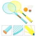 thumbnail image 1 of OFFIGAM Badminton Toy Racket Shape Tighten Thread Widen Racket Range for Kids Outdoor Sports Activity 1 Set, 1 of 5