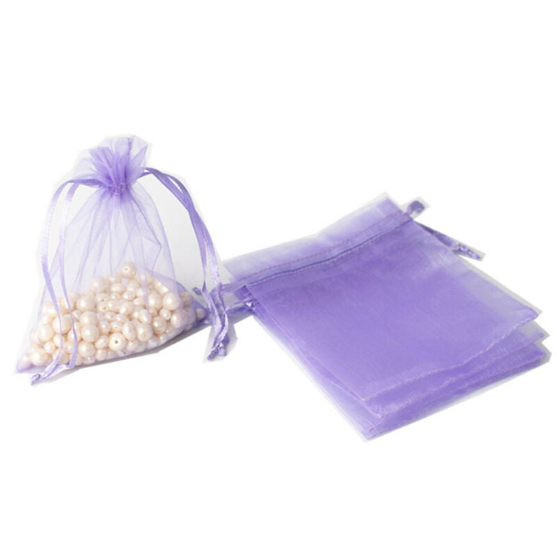 25 Luxury Organza Gift Bags Wedding Party Favour Jewellery Packing Pouches Bag 