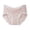 Beige, variant on Womens Underwear Full Coverage High Waist Color Blocked Panties Comfy Stretch Breathable Briefs