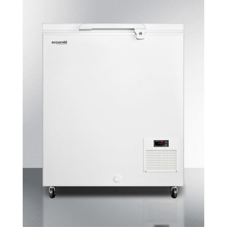 -45 C capable laboratory chest freezer with digital thermostat and 4.8 cu.ft. capacity