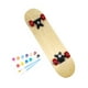 thumbnail image 2 of Patineta de grafiti en blanco para niños, tabla de skate en blanco, práctica tabla de madera en blanco 43 x 13 cm, 2 of 9