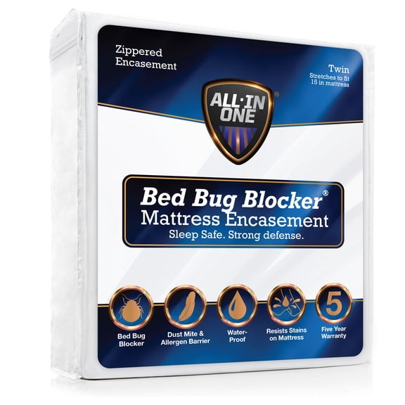 All-in-One Bed Bug Blocker Waterproof Mattress Protector