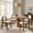 acorn, variant on Tina's Home 2 Pieces Reversible Back Rattan Dining Chairs with Solid Wood Legs, Farmhouse Kitchen & Living Room Accent Chair, Acorn