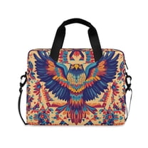 FORMRS 16" Laptop Sleeve Bag Carrying Case with Handle Travel Shoulder Briefcase, Colorful Abstract Eagle
