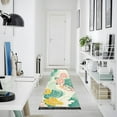 thumbnail image 4 of Yayeee Runner Rug for Bedroom 2'x6' Machine Washable Hallway Non Slip Mat, Floral Wave, 4 of 8