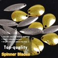 thumbnail image 4 of 150pcs Walleye Spinner Rig Making Kit, Inline Spinner Lure Bodies Assortment with Treble Hooks Wire Shaft Clevis for DIY Fishing Lures, 4 of 6