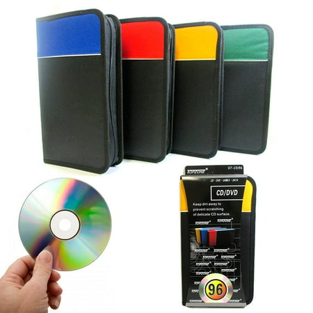 1 Pc CD Holder 96 Capacity DVD Case Storage Wallet Disc Media Book DJ (Best Media Center Pc Case)