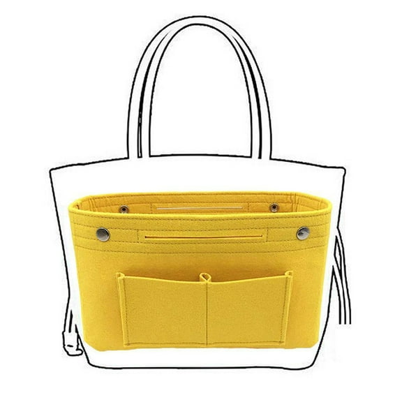 Cosmetic Bag, Makeup Bag, Loetky Women's Handbag Organizer Bag Purse Insert Bag Multipocket Tote Useful Bag, 1 Cosmetic Bag