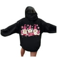 thumbnail image 2 of Christmas Hoodies for Women 2025 Long Sleeve Holiday Graphic Hooded Sweatshirt with Pockets Pullover Tops, 2 of 8