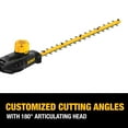thumbnail image 4 of DEWALT 20V MAX Hedge Trimmer DCPH820B, Battery Powered - 22 In Blade, Tool Only, 4 of 6