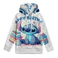 thumbnail image 5 of Stitch Hoodie with Pocket Cartoon Anime for Boys Girls Teens Gift, 5 of 6