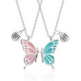thumbnail image 1 of WEDDINEN Lindos collares de mariposa BFF para 2, collar de amistad de mariposa, 1 of 5