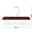 thumbnail image 6 of Dream Lifestyle Clothes Hanger Multifunctional Space-saving Wooden Wardrobe Belt Ties Clothing Storage Hanger for Home, 6 of 8