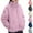 Purple, variant on ATOGUTA Kids Jackets Girls Zip Up Fleece Jacket with Pockets Warm Outwear Boys Girls Stand-Up Collar Cute Tops Size 1T-13, Navy