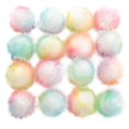 thumbnail image 1 of 16pcs Simulation Plush Ball Eco-friendly Plush Ball Artificial Plush Ball for DIY Hat Clothes (16pcsd Ball Combinations 21- Bottom Diameter 8cm Elasti, 1 of 3