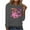 Gray, variant on Cxenplz Women's Breast Cancer Awareness T-Shirts Cute Pink Ribbon Graphic Print Tees Tops Fall Casual Long Sleeve Crew Neck Dressy Shirts