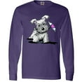 thumbnail image 3 of Inktastic Schnauzer with Heart Long Sleeve T-Shirt, 3 of 5