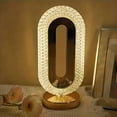 thumbnail image 4 of EONQY Crystal Led Touch Control Table Lamp, USB Rechargeable Atmosphere Bedside Lamp with 3 Levels Brightness for Bedroom Living Room Decor, 4 of 6
