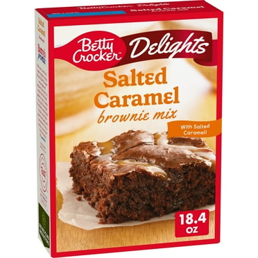 Betty Crocker Delights Salted Caramel Brownie Mix, 18.4 oz.