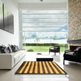 thumbnail image 7 of Ahgly Company Machine Washable Indoor Square Abstract Red Brown Area Rugs, 3' Square, 7 of 7