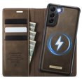thumbnail image 1 of Funda Billetera Desmontable Magnética 2 en 1 para Samsung Galaxy S22 Plus con Tarjetero para Mujer y Hombre,Cuero PU Retro 【Bloqueo RFID】 Funda con soporte a prueba de golpes, 1 of 10