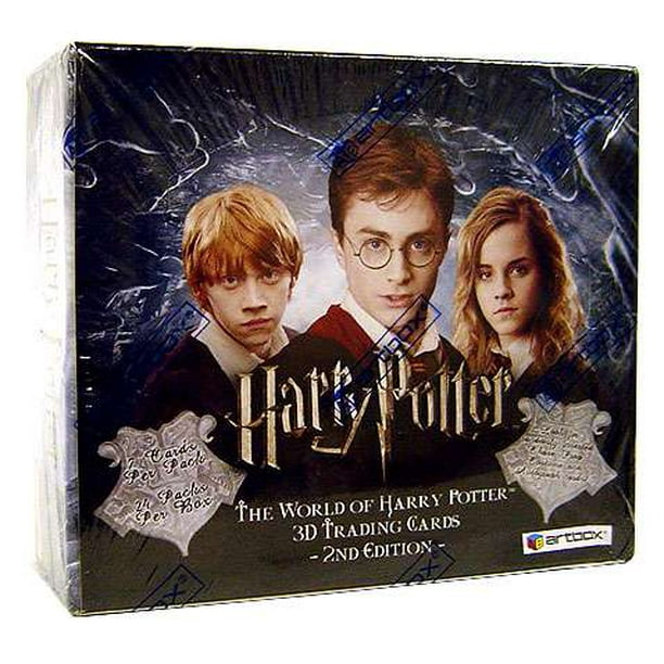 The World Of Harry Potter 3d Trading Cards Trading Card Box 2nd Edition Walmart Com Walmart Com