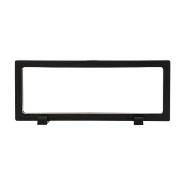 Vitrina flotante con marco organizador, resistente al polvo, multiusos, ligera, para regalo Negro