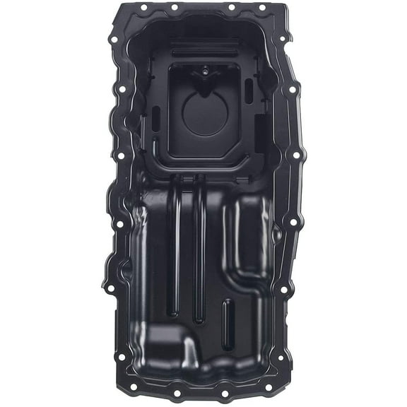 A-Premium Engine Oil Pan with Drain Plug Compatible with Ford F-150 2010-2014 F-250/350 Super Duty 2011-2019 V8 6.2L