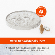 Layla Sleep Kapok Pillows | Cooling Capabilities | Comfortably Adjustable |Size: Standard/Queen