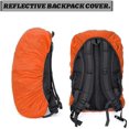 thumbnail image 2 of Pack Reflective Cover, Waterproof Backpack Rain Cover, Polyester Reflective Backpack Cover, Outdoor Hiking Cycling Mountaineering Waterproof Cover, 2 of 4