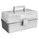 thumbnail image 2 of Caja de almacenamiento de pastillas, 3 capas, gran capacidad, estuche de cosméticos para el hogar, organizador de artículos diversos de plástico, estilo ordinario, gris Advancent HA004344-05B, 2 of 7