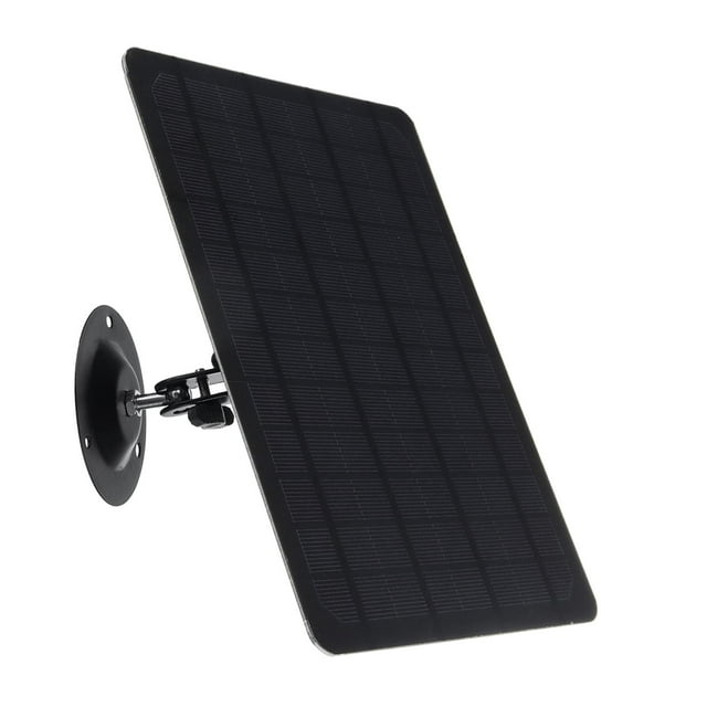 Panel solar portátil para cámara , resistente a , Cable de alimentación de /9,, soporte de carga USB,
