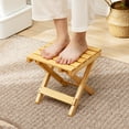 thumbnail image 3 of Table Portable pour Balcon Jaune Pâle Bois Plastique 1 Ensemble 11x10 Po, 3 of 7
